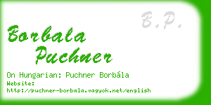 borbala puchner business card